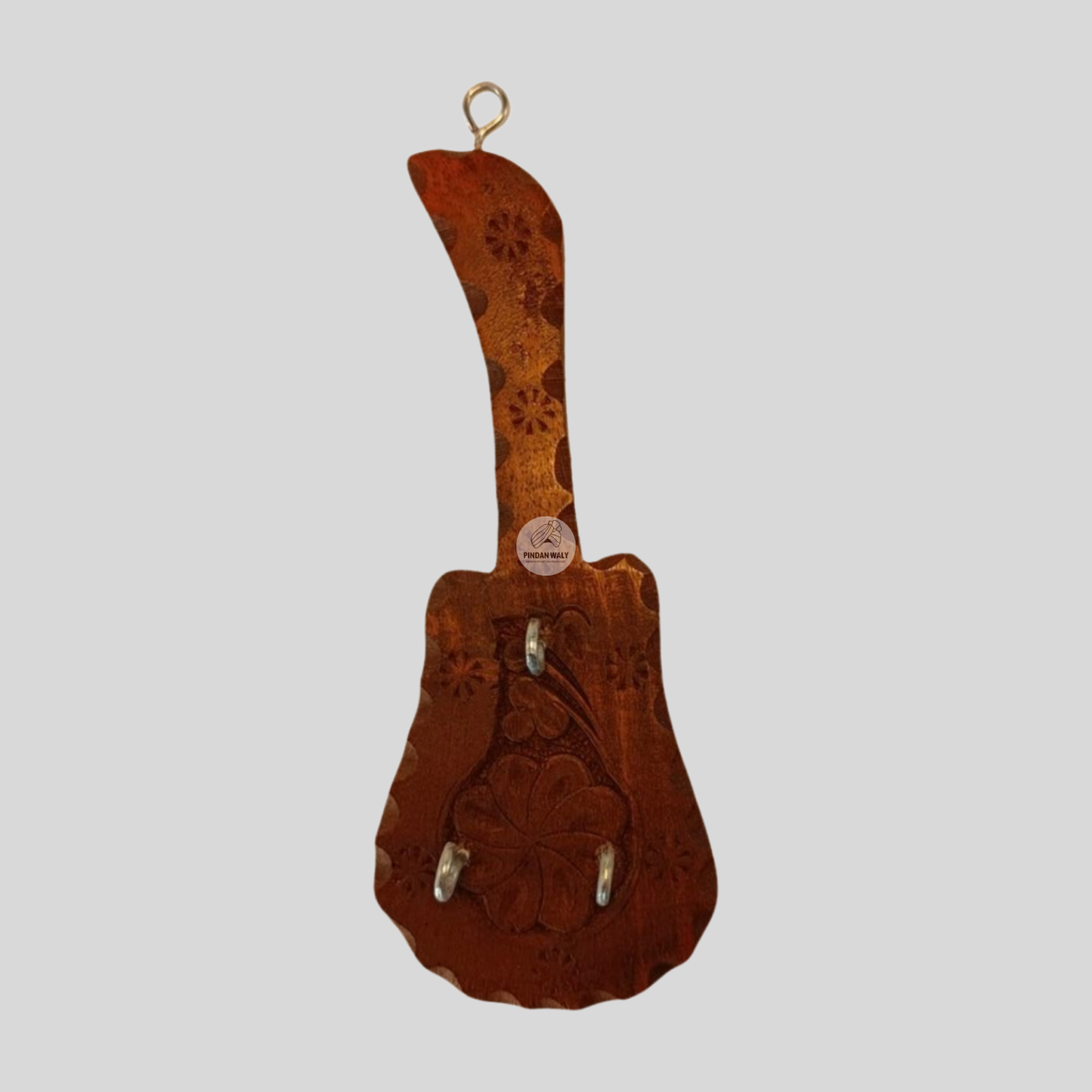 Wooden Key Chain Holder (Guitar)